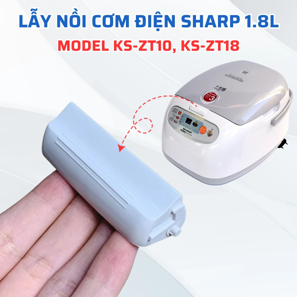 Lẫy Nồi Cơm Điện SHARP 1.8L Model KS-ZT10 KS-ZT18 Hàng Chính Hãng Chuẩn Theo Nồi