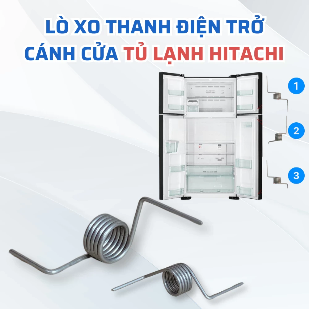 Lò Xo Thanh Điện Trở Cánh Cửa Tủ Lạnh HITACHI, Phụ Kiện Thay Thế Chuẩn Theo Máy Dành Cho Dòng Tủ Hitachi