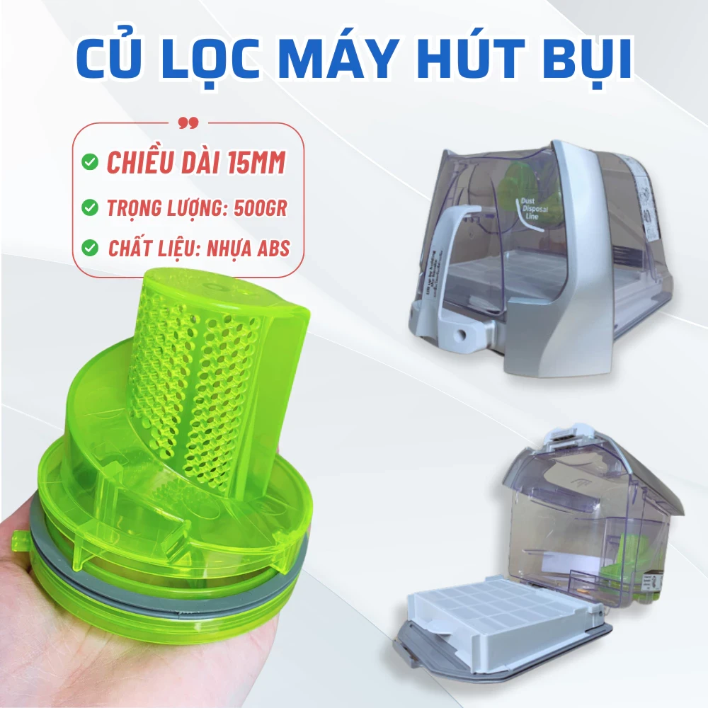 Lõi Lọc Máy Hút Bụi HITACHI, Củ Lọc Bụi - Linh Kiện Máy Hút Bụi Lõi Máy Hút Bụi Hitachi Model SE23V