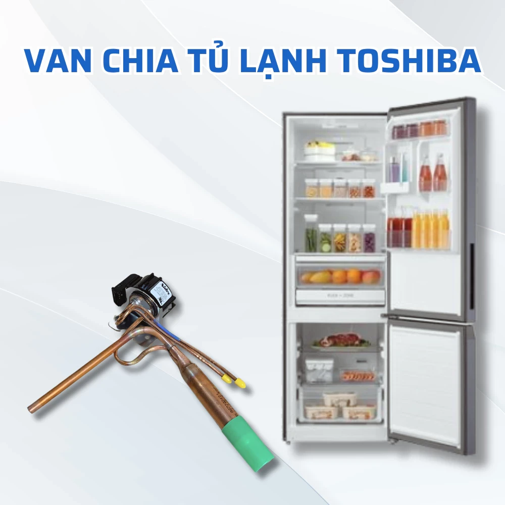 Van Chia Tủ Lạnh TOSHIBA Chuẩn Theo Máy, Van Tiết Lưu Tủ Lạnh Toshiba Chạy Hai Dàn