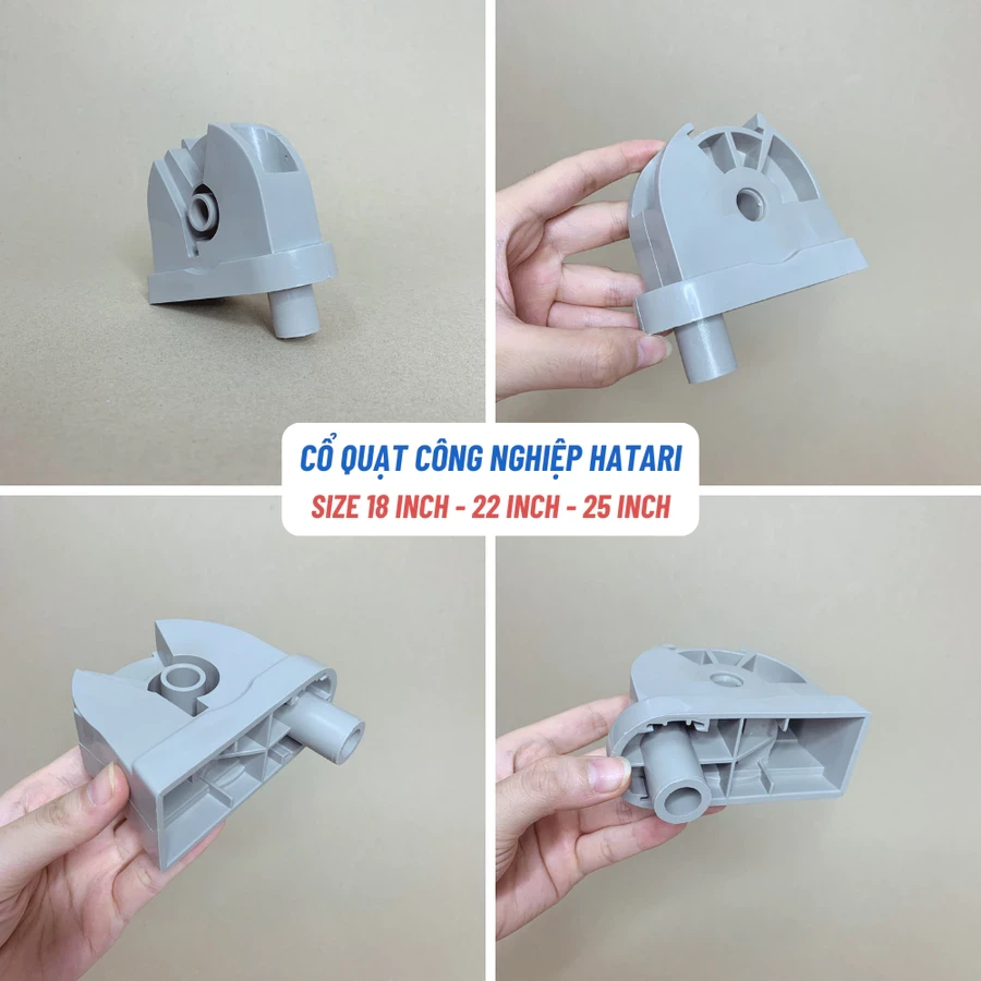 Cổ Quạt HATARI Dành Cho Quạt Công Nghiệp Hatari Size 18 Inch 22 Inch 25 Inch, Phụ Kiện Quạt Hatari Chuẩn Theo Quạt