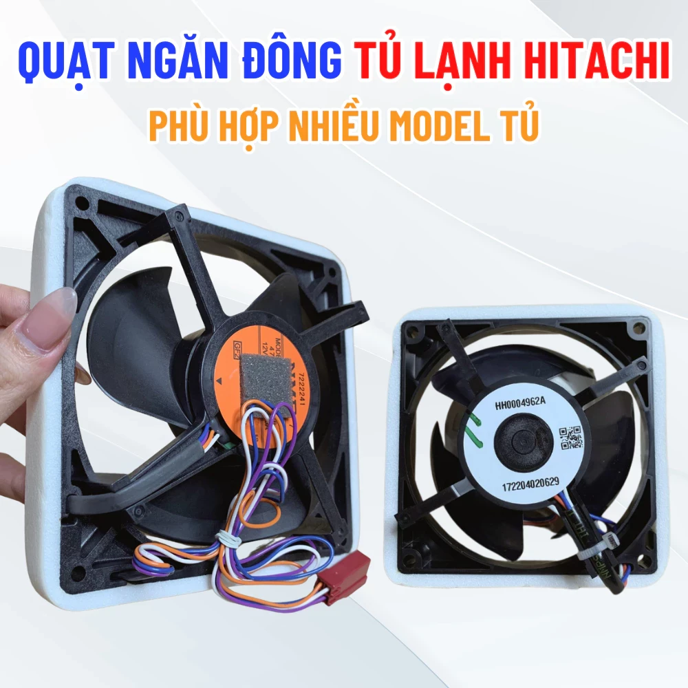 Quạt Ngăn Đông Tủ Lạnh HITACHI Chuẩn Theo Máy, Quạt Gió Tủ Lạnh Dùng Cho Các Dùng Tủ Lạnh