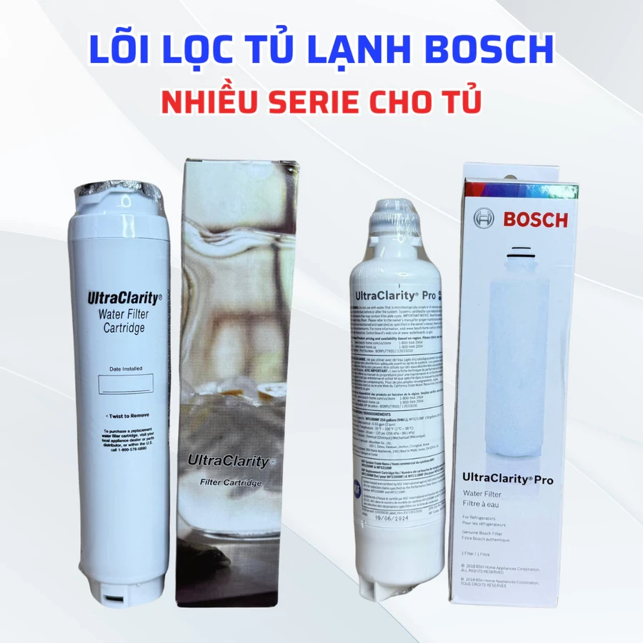 Lõi Lọc Nước Tủ Lạnh Bosch Lõi Lọc Nước Tủ Lạnh Siemens Chuẩn Theo Tủ, Linh Kiện Tủ Lạnh Bosch Linh Kiện Tủ Lạnh Siemens