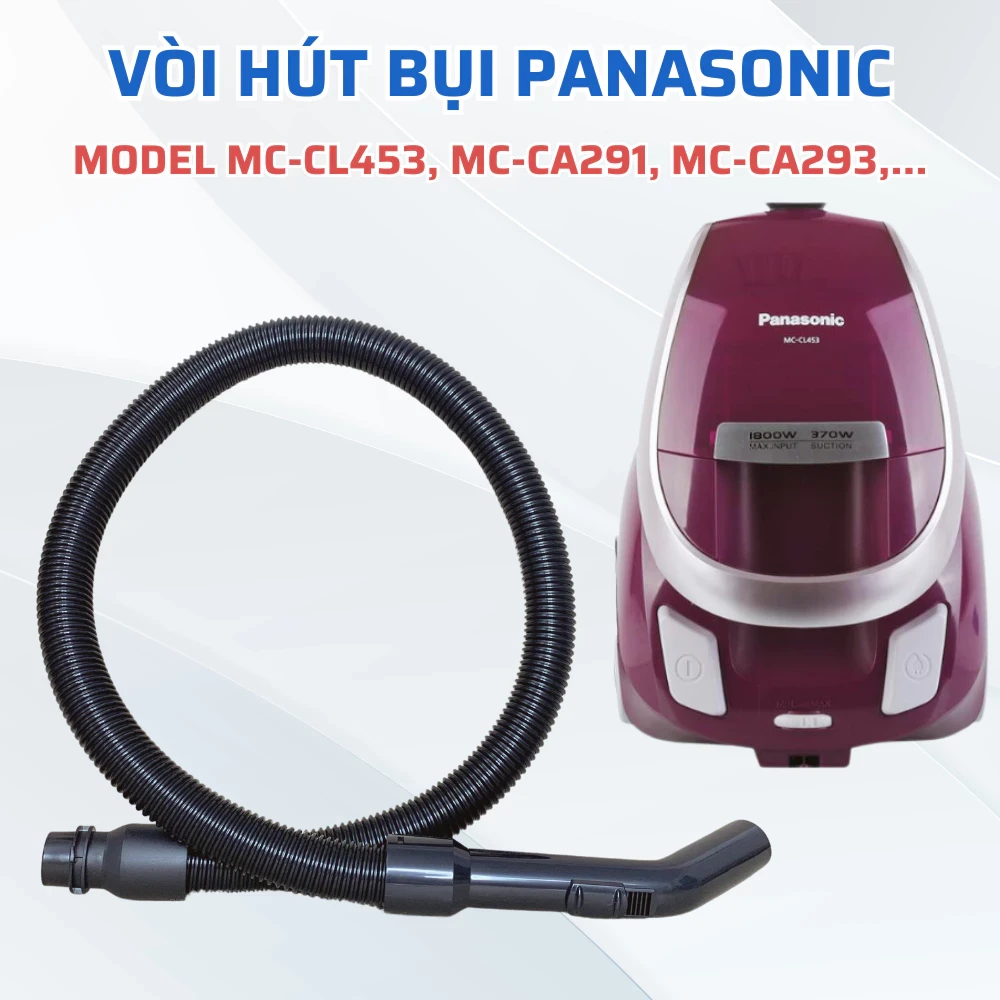 Vòi Hút Bụi Panasonic Phù Hợp Nhiều Model Máy, Ống Nhúng Máy Hút Bụi Panasonic Chất Liệu Nhựa Bền Đẹp Dày Dặn